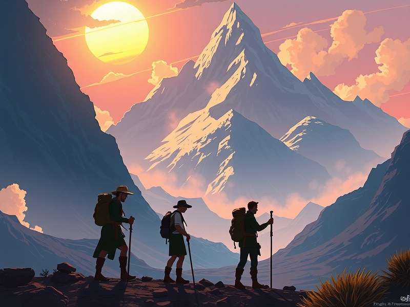 Divine Trail Adventurers Concept Art